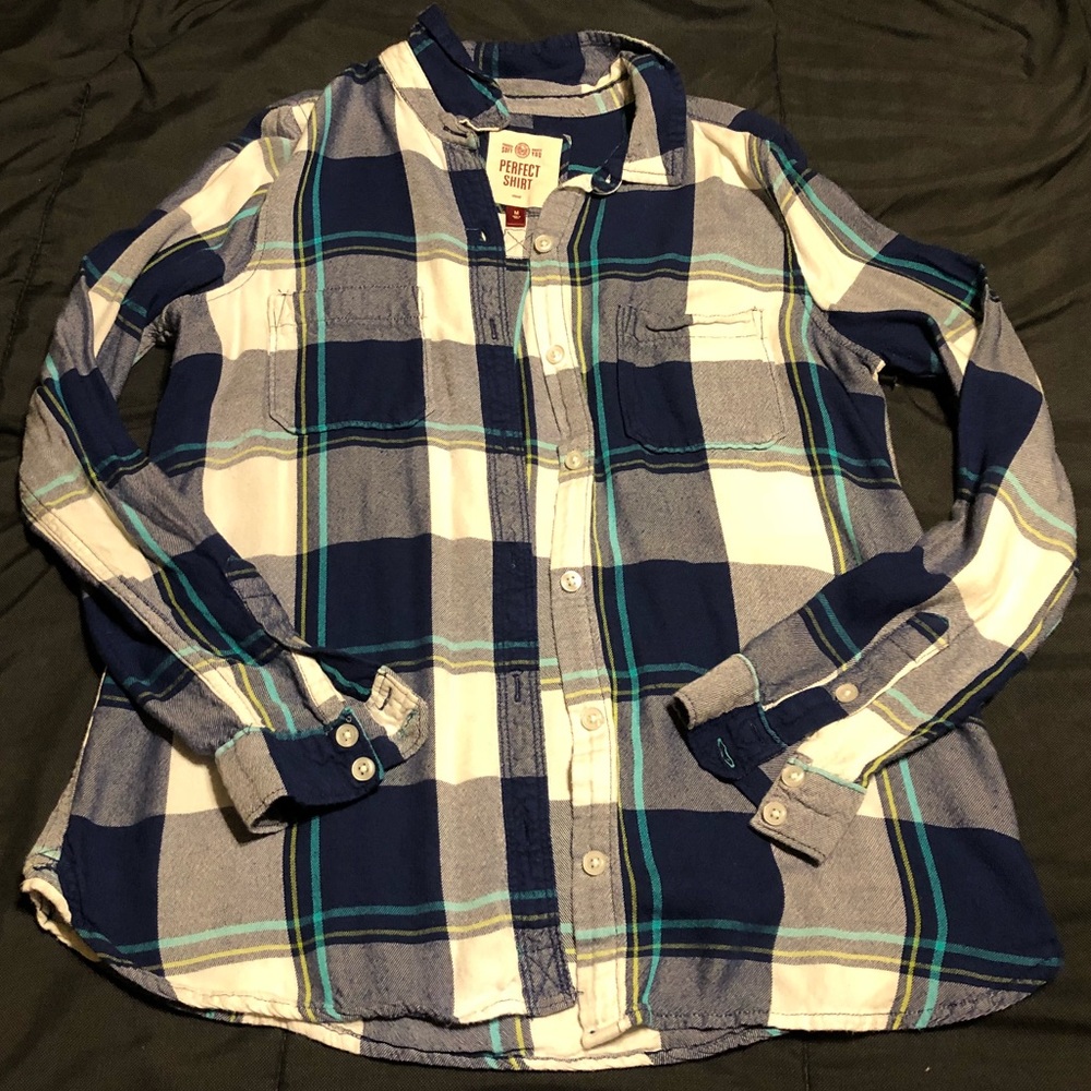Flannel Botton Down